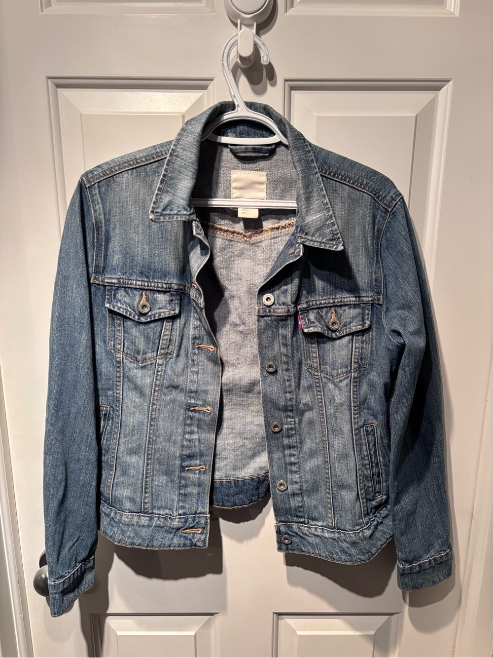 Levi's Light Blue Denim Trucker Jacket - Women